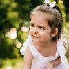 Állítható méretű fehér muszlin ruha