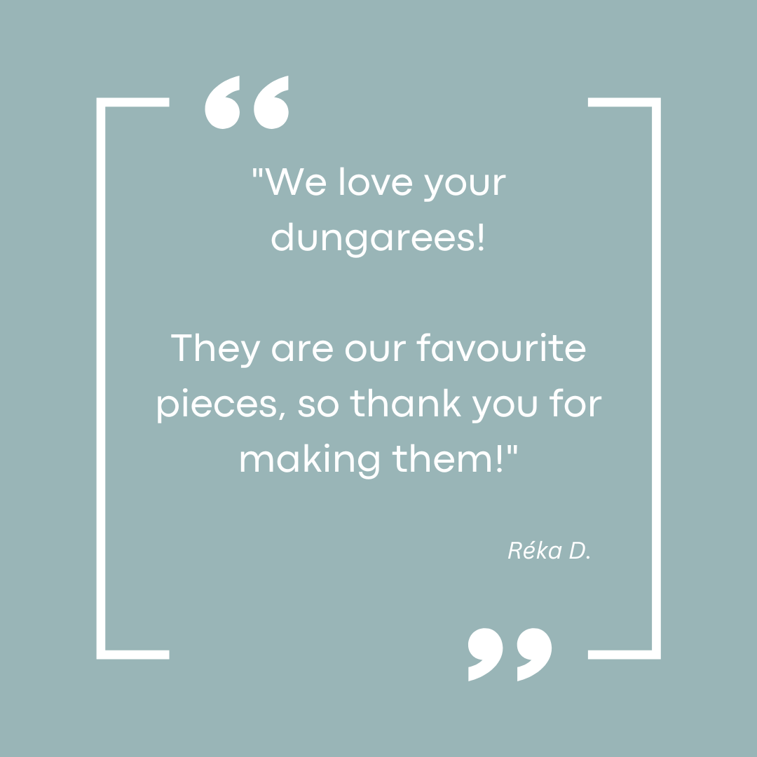We love our dungarees! They are our favourites